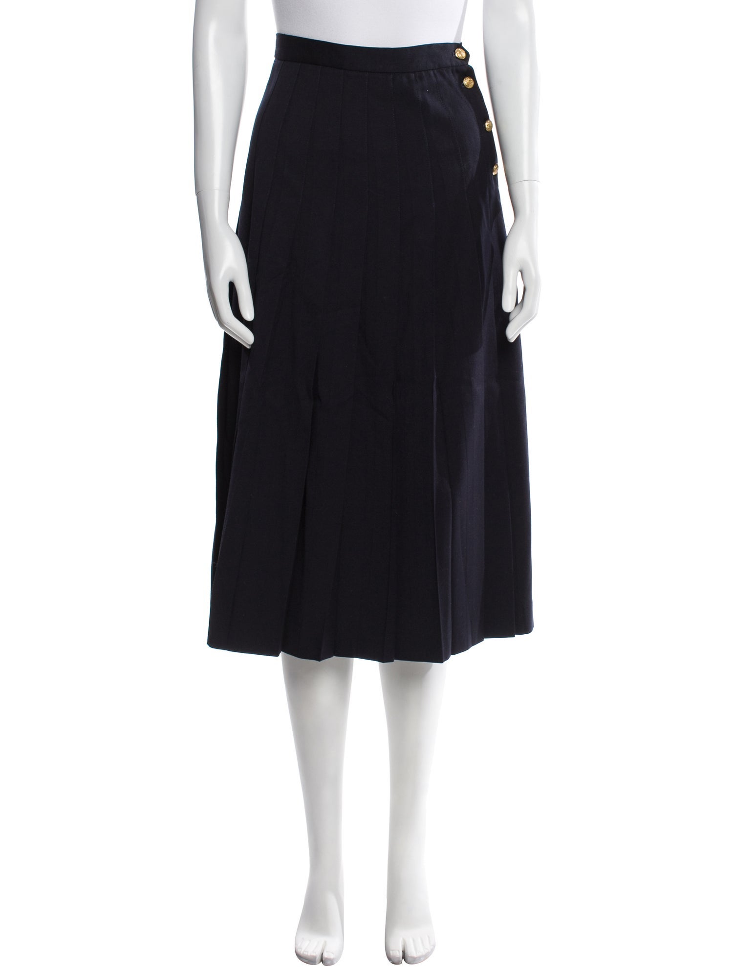 Polo Ralph Lauren Silk Knee-Length Skirt