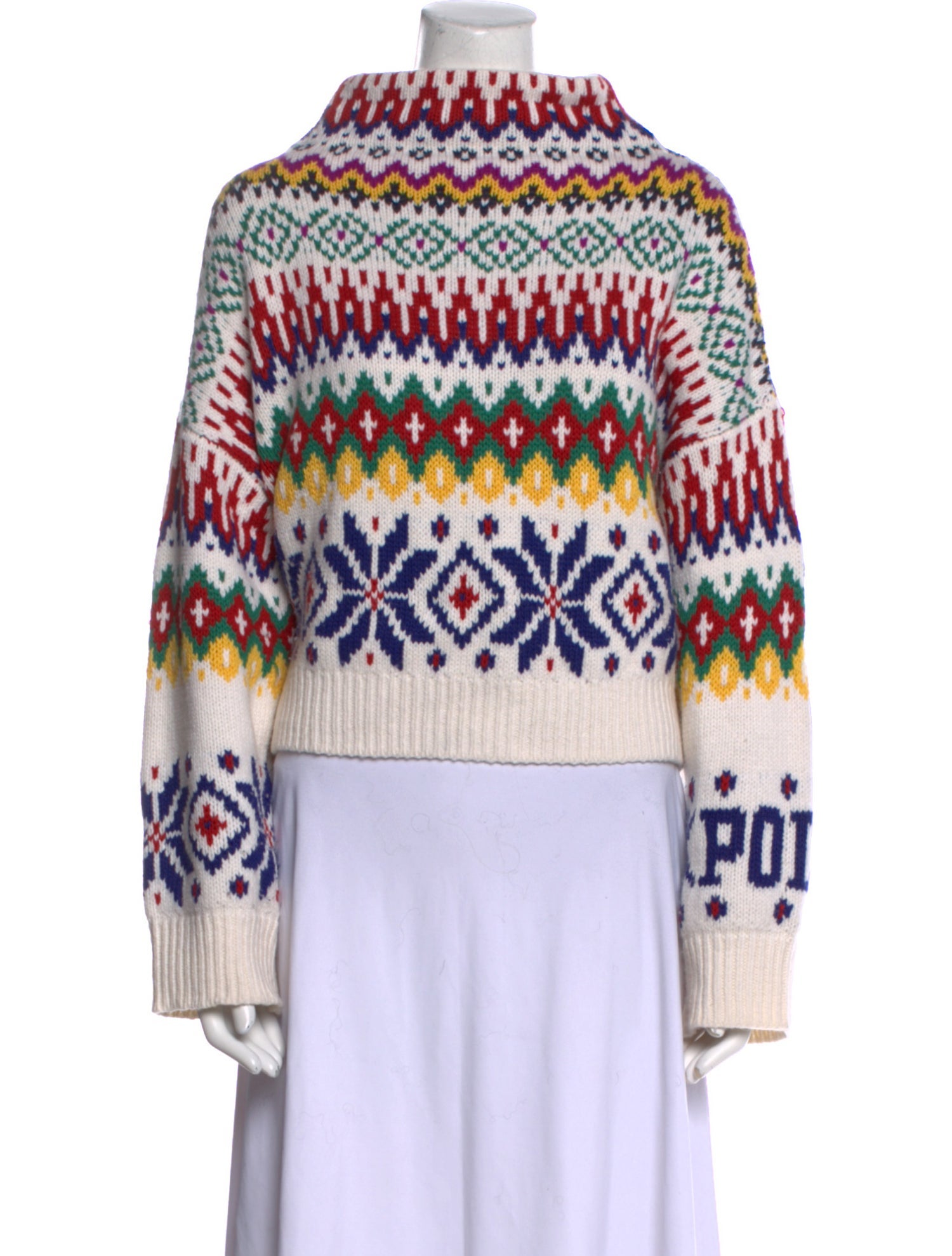 Polo Ralph Lauren Wool Printed Sweater