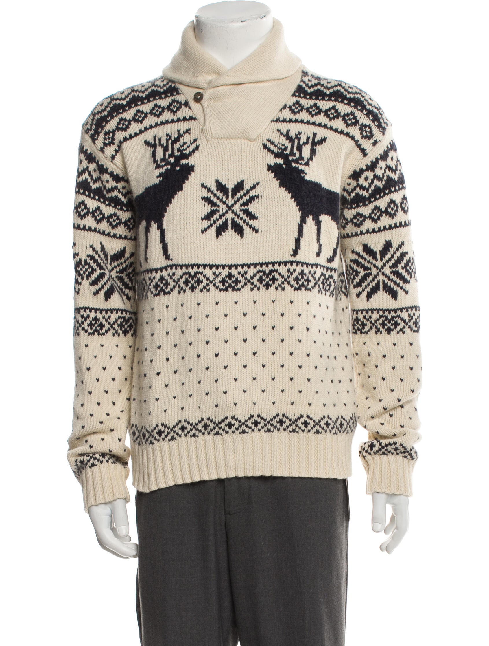 Polo Ralph Lauren Graphic Print Turtleneck Pullover