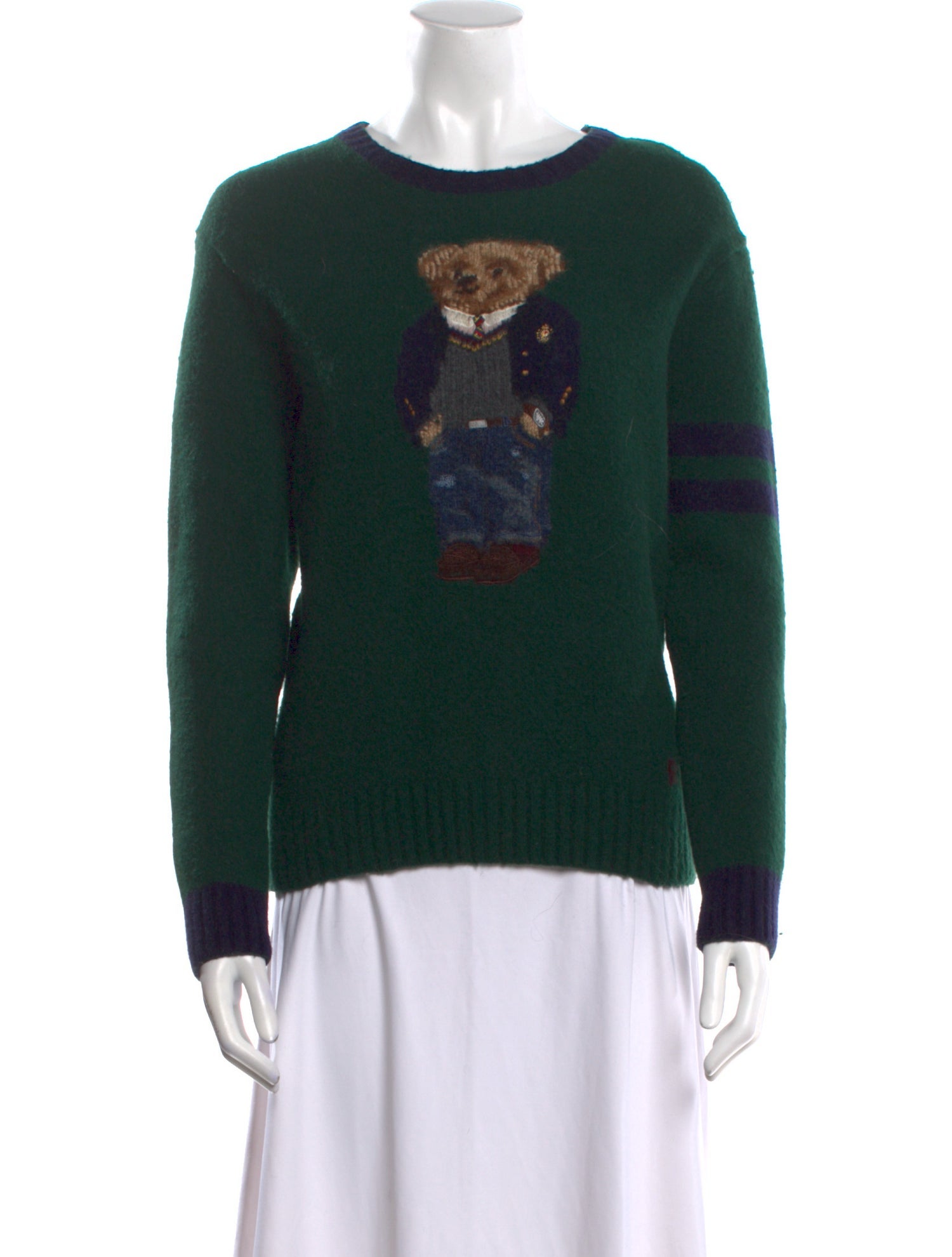 Polo Ralph Lauren Wool Graphic Print Sweater