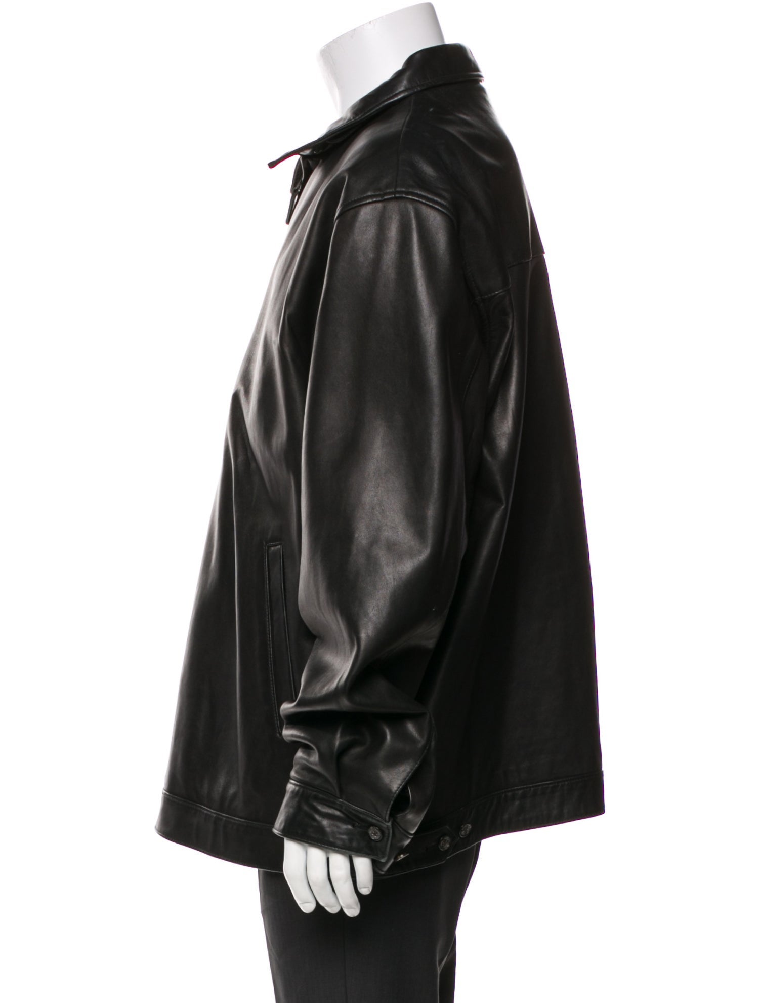 Polo Ralph Lauren Leather Bomber Jacket