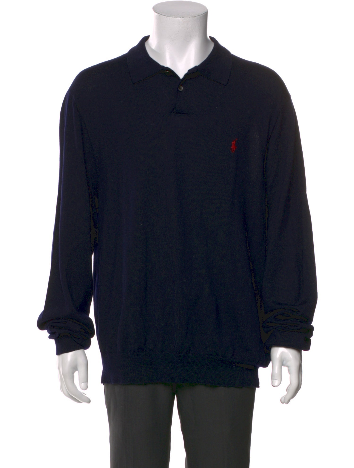Polo Ralph Lauren Merino Wool Crew Neck Polo Sweater