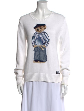 Polo Ralph Lauren Graphic Print Crew Neck Sweater