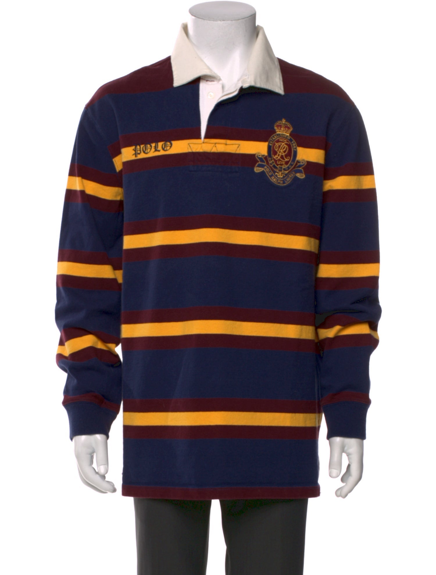 Polo Ralph Lauren Striped Collar Polo Shirt