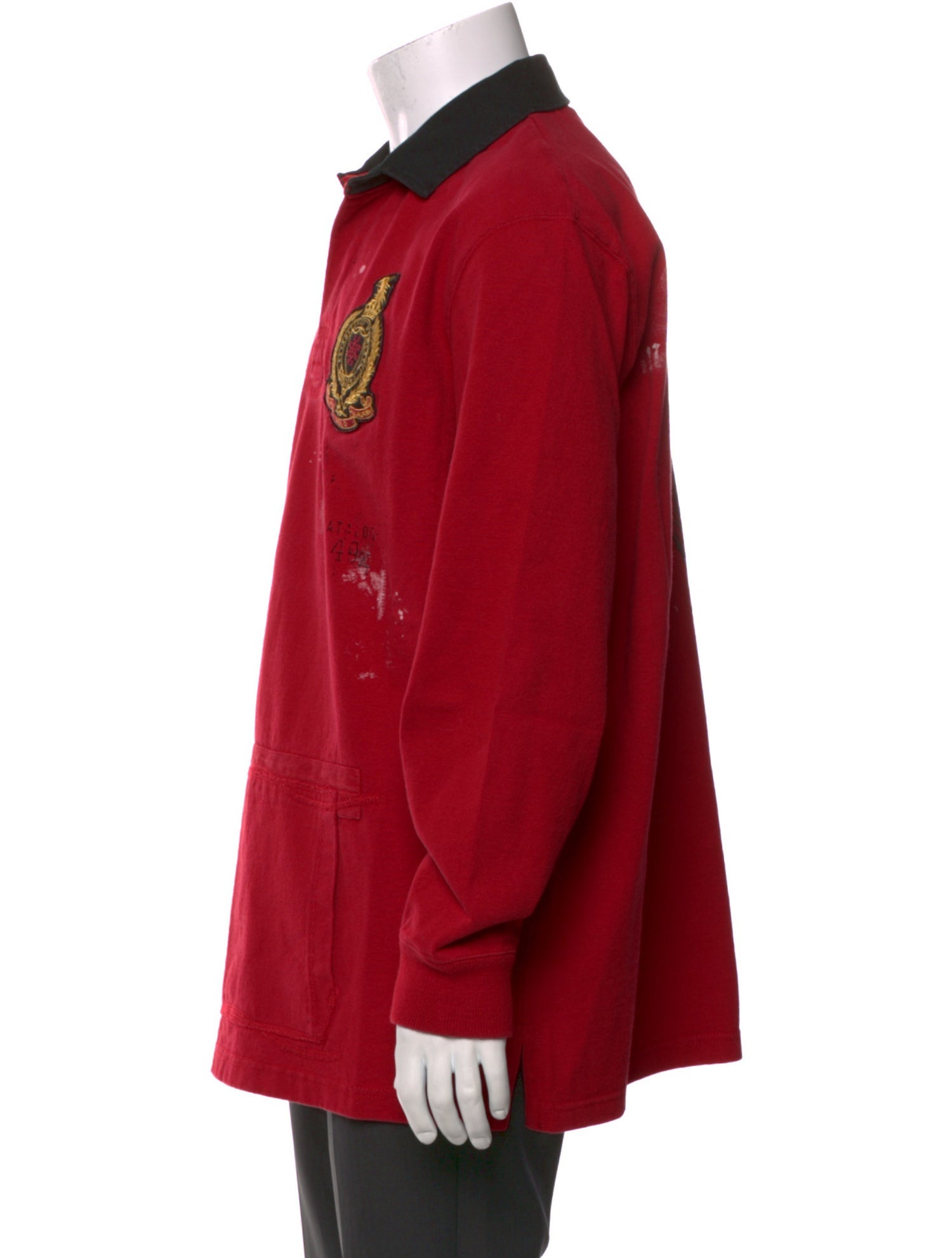 Polo Ralph Lauren Colorblock Pattern Collar Polo Shirt