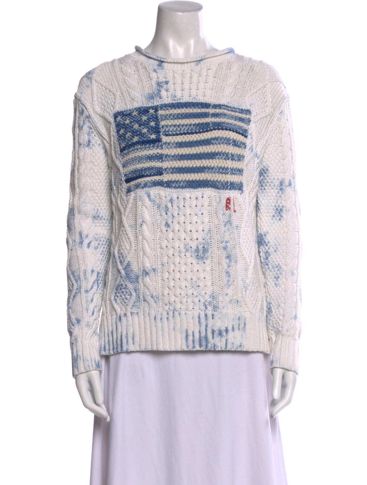 Polo Ralph Lauren Graphic Print Crew Neck Sweater