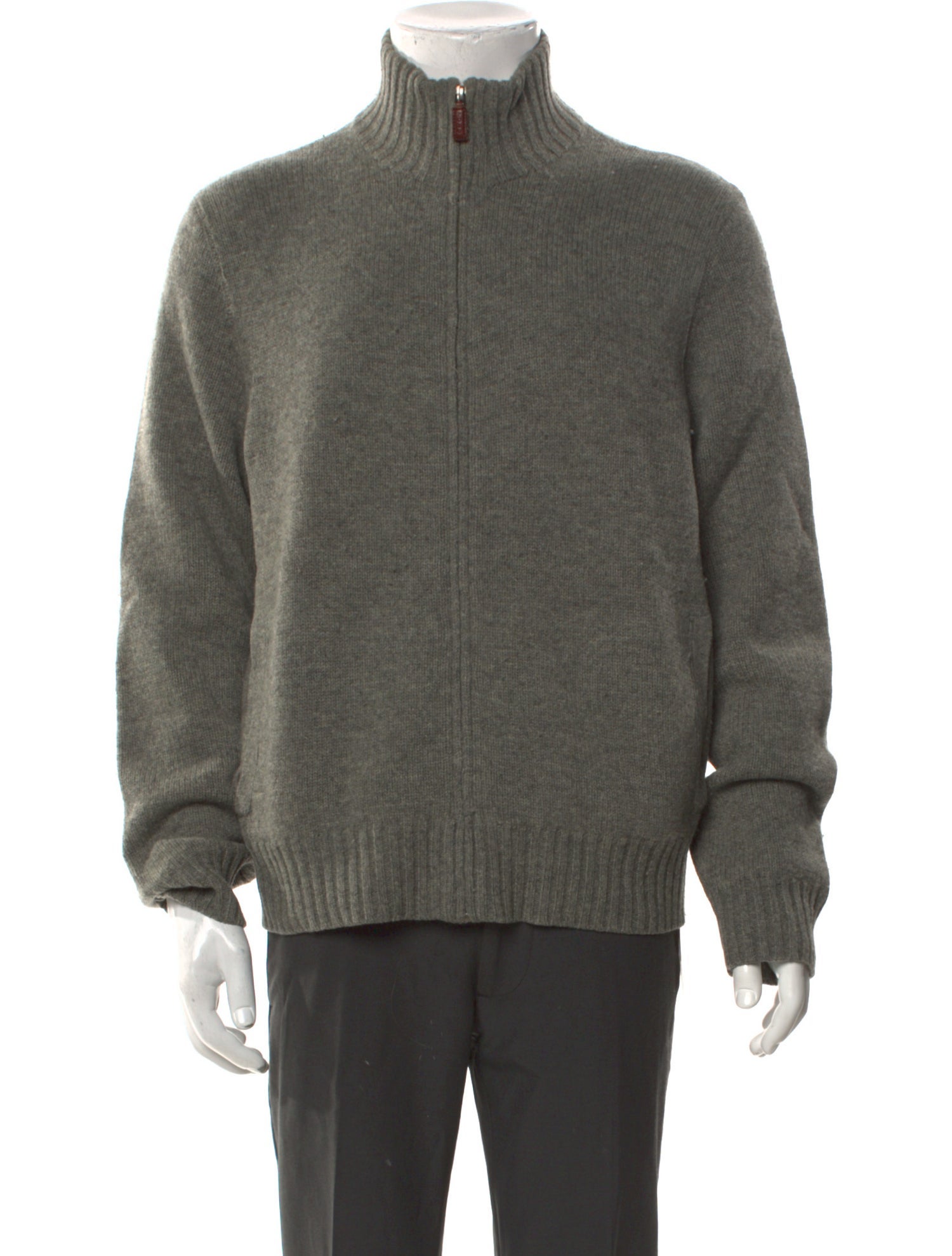 Polo Ralph Lauren Lambswool Mock Neck Cardigan