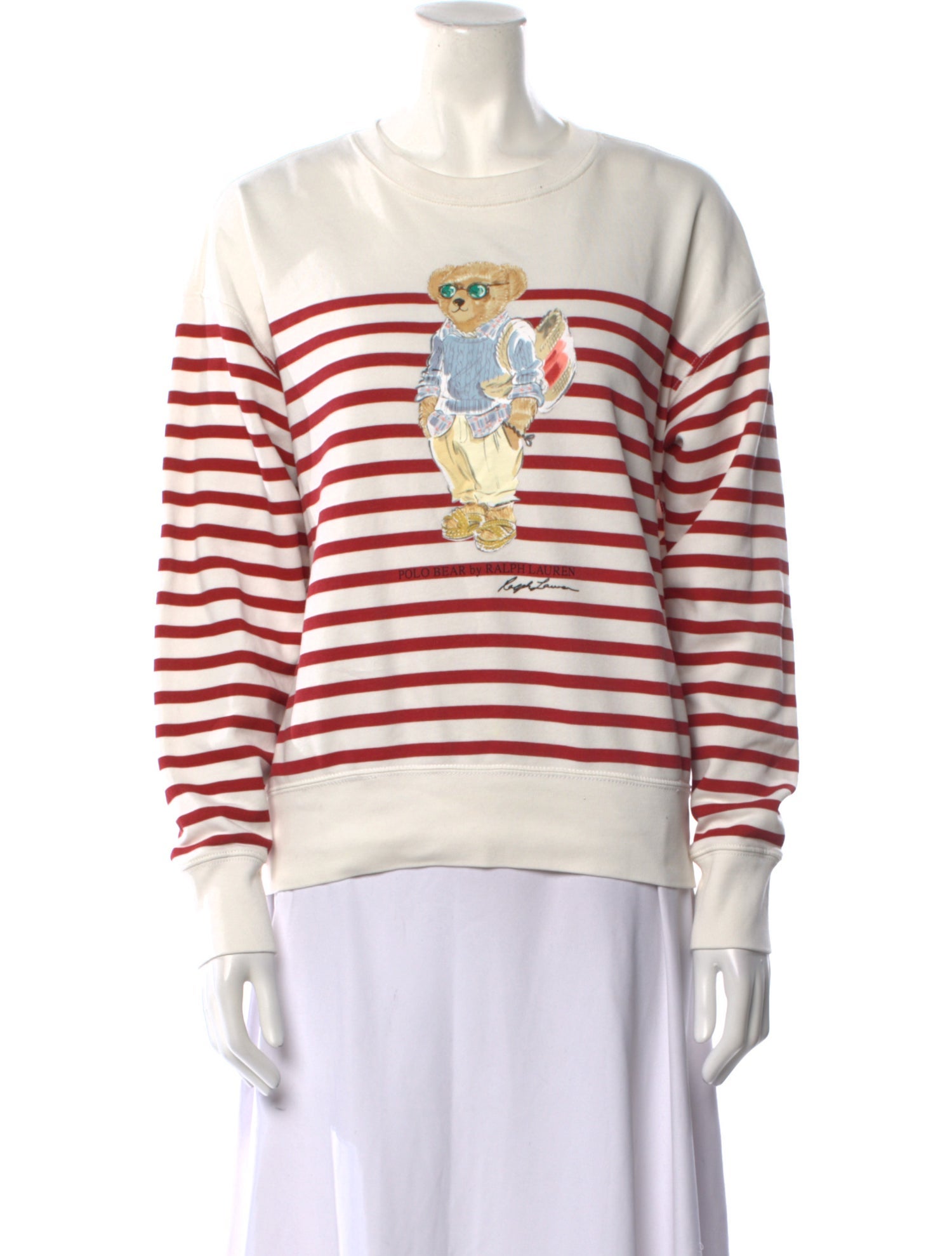 Polo Ralph Lauren Striped Crew Neck Sweatshirt