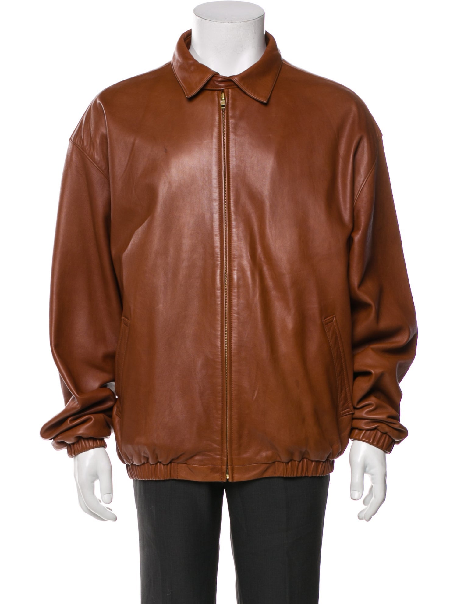 Polo Ralph Lauren Leather Bomber Jacket