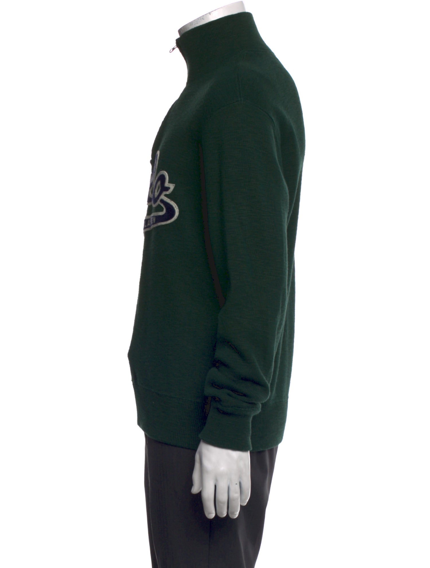 Polo Ralph Lauren Graphic Print Mock Neck Pullover