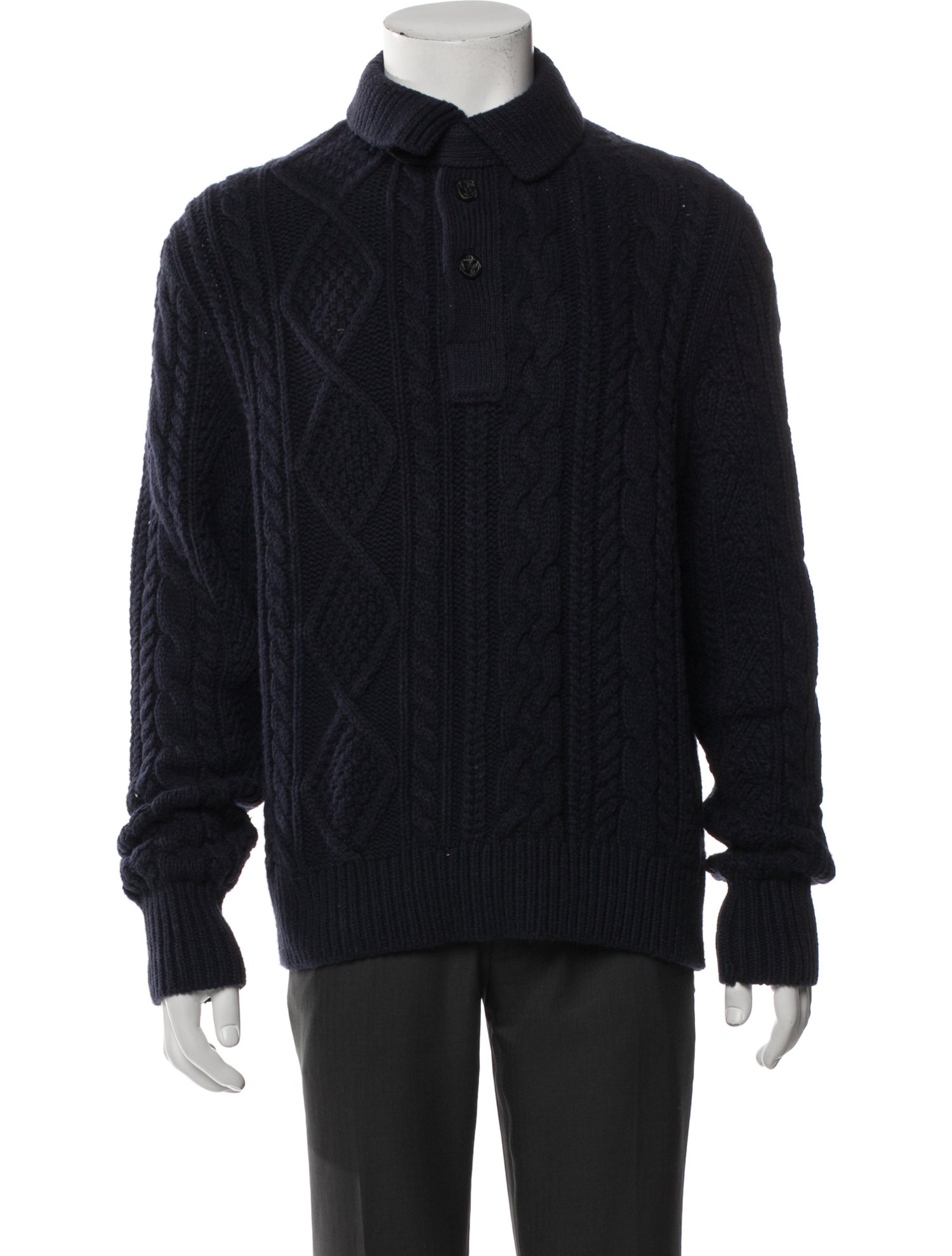 Polo Ralph Lauren Mock Neck Long Sleeve Polo Sweater