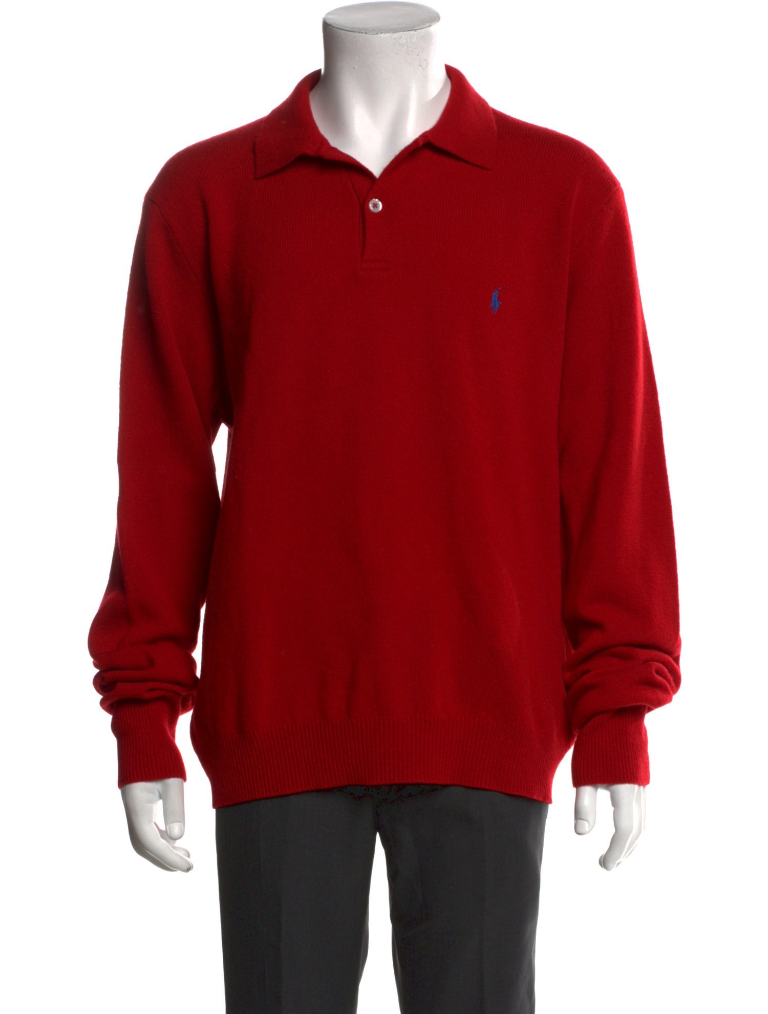 Polo Ralph Lauren Lambswool Mock Neck Polo Sweater