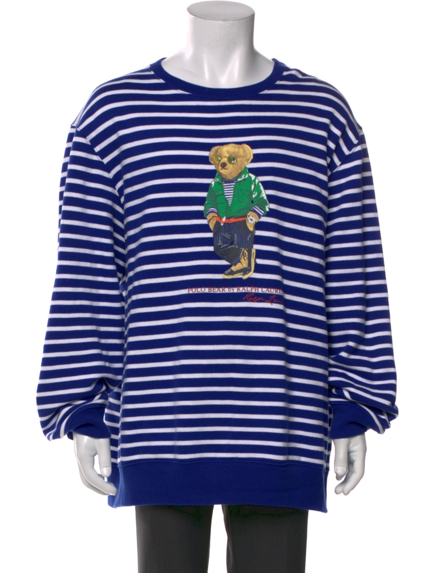 Polo Ralph Lauren Striped Crew Neck Sweatshirt