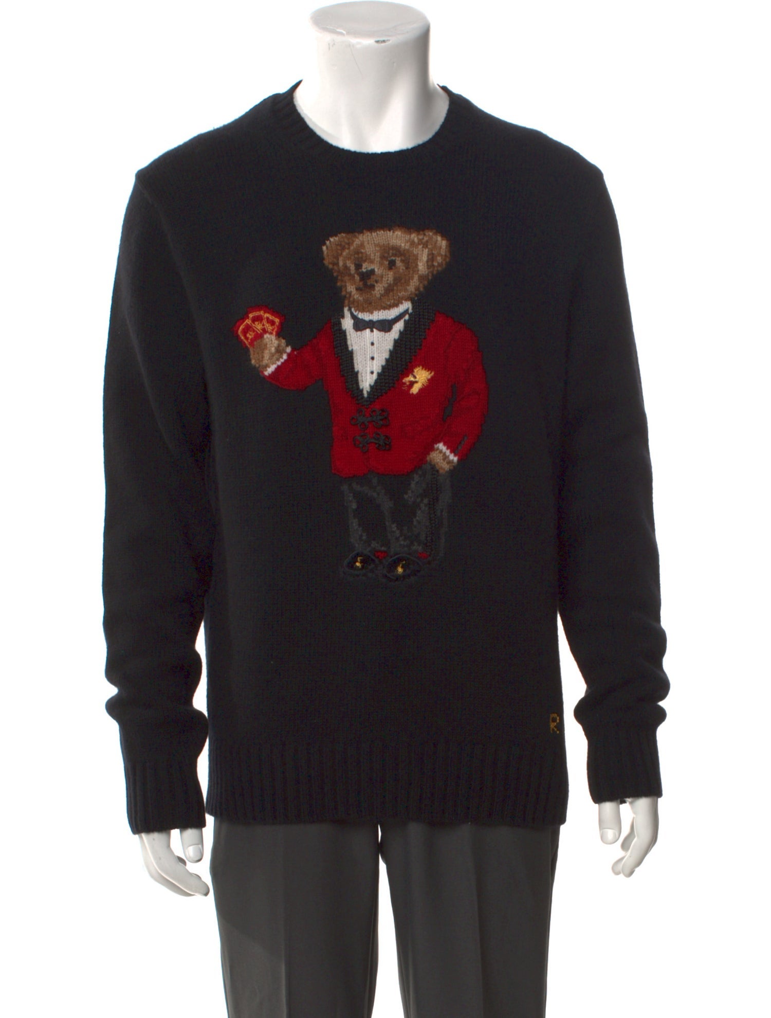 Polo Ralph Lauren Wool Graphic Print Pullover