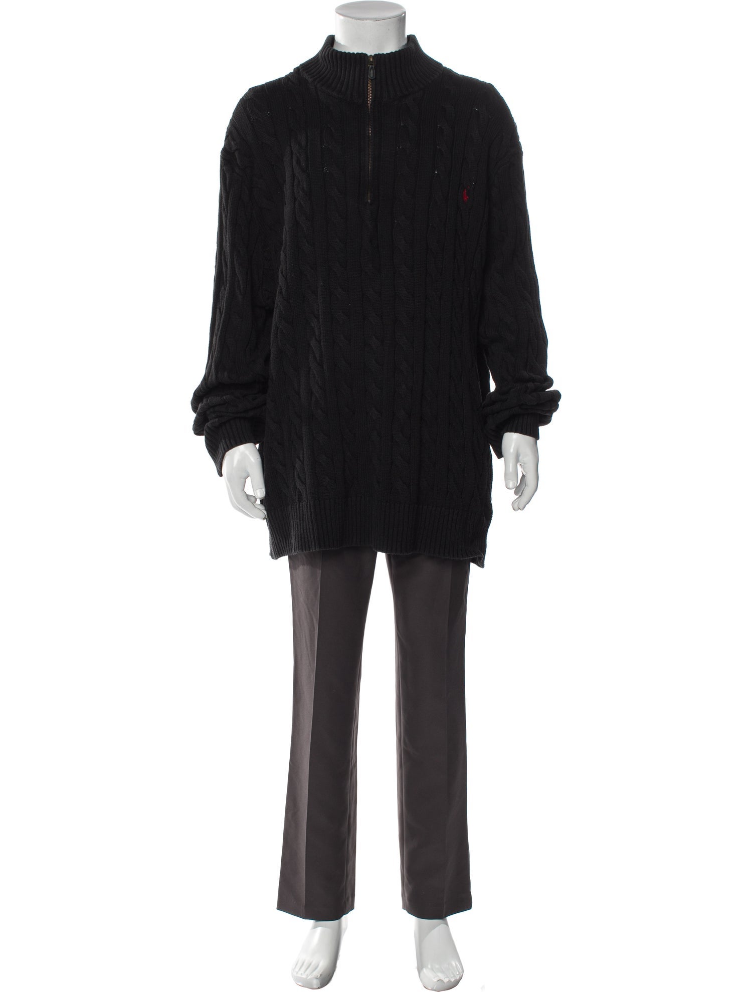 Polo Ralph Lauren Mock Neck Long Sleeve Cardigan