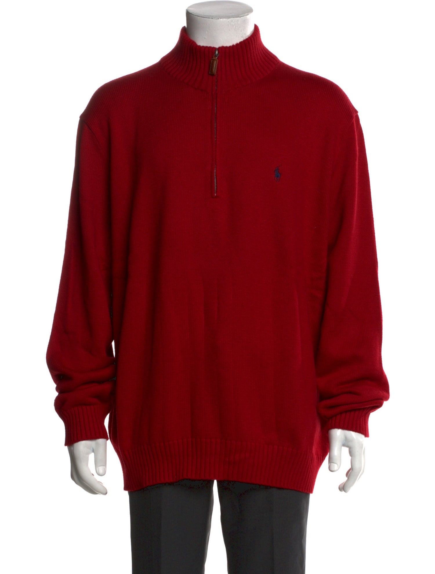 Polo Ralph Lauren Mock Neck Long Sleeve Polo Sweater