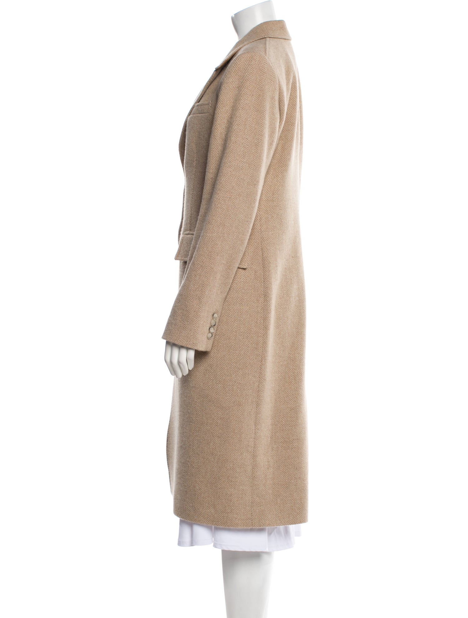 Polo Ralph Lauren Wool Tweed Pattern Coat