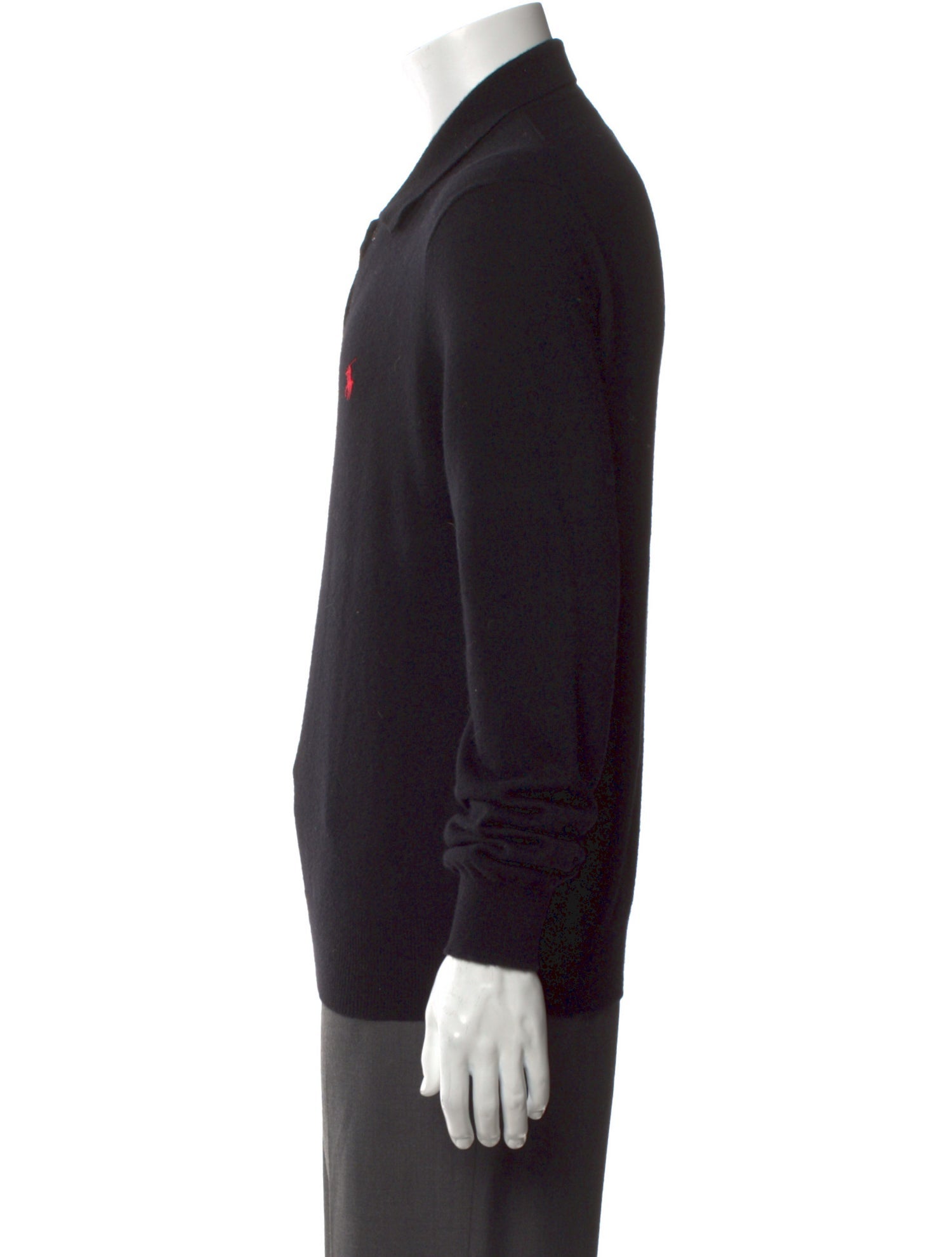 Polo Ralph Lauren Merino Wool Mock Neck Polo Sweater