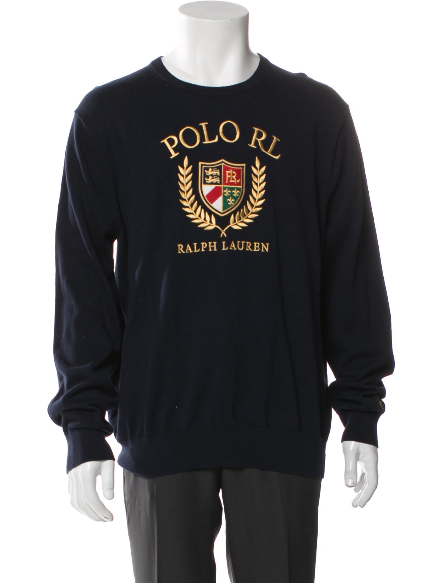 Polo Ralph Lauren Graphic Print Crew Neck Pullover