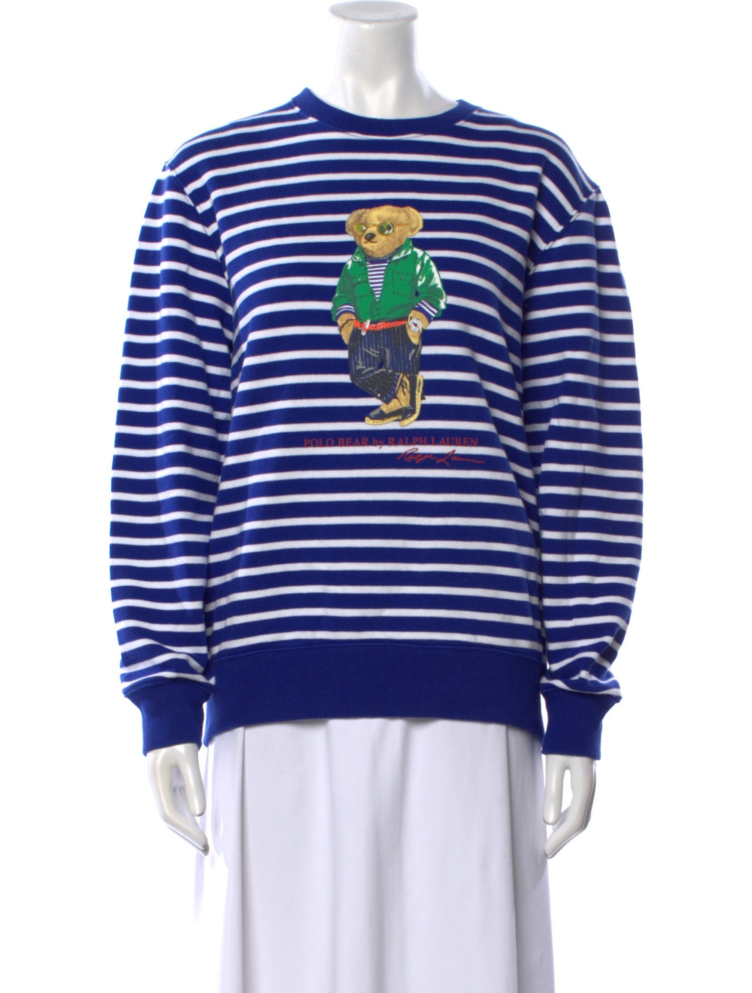 Polo Ralph Lauren Striped Crew Neck Sweatshirt