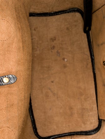 Polo Ralph Lauren Embossed Leather Tote