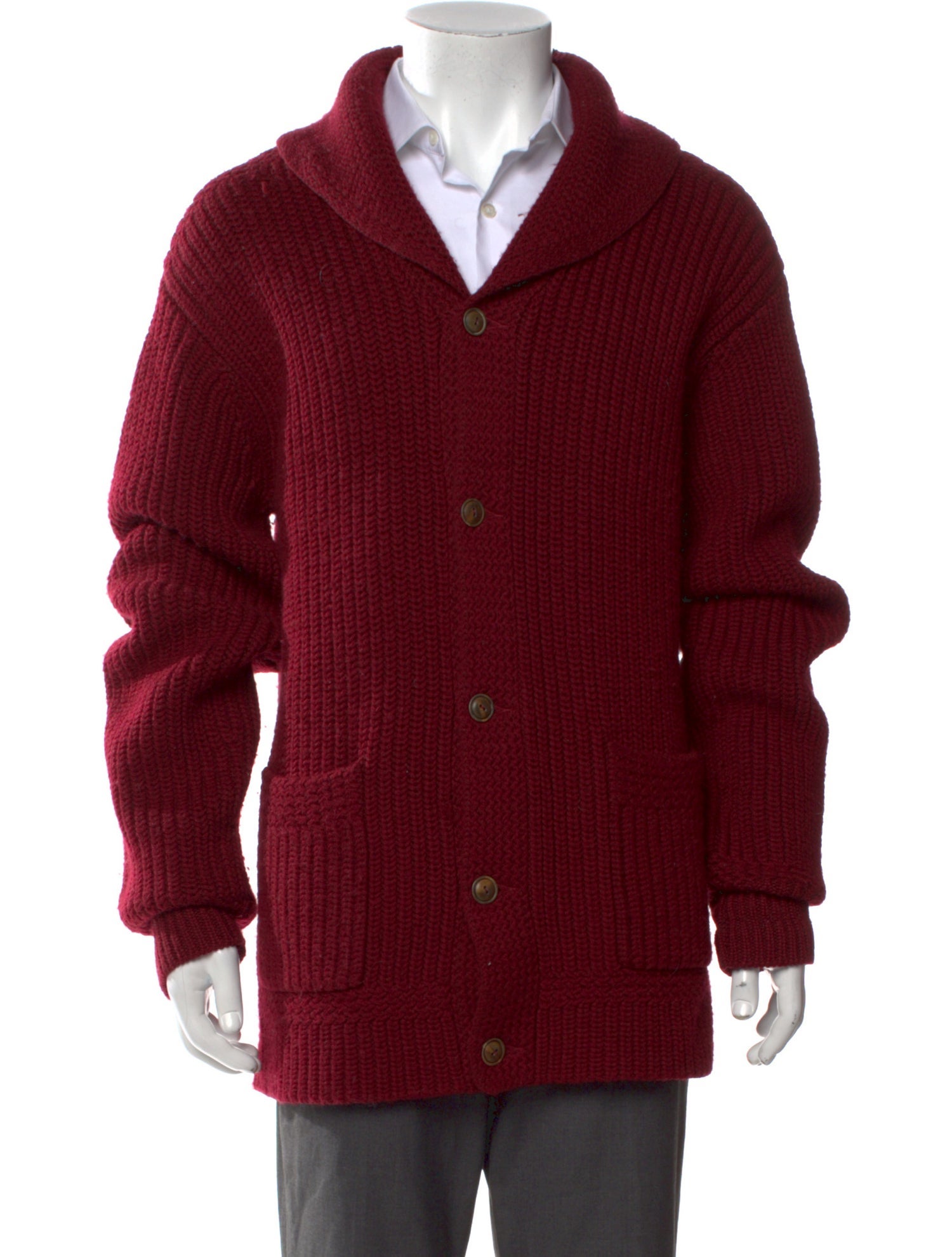 Polo Ralph Lauren Wool Collar Cardigan