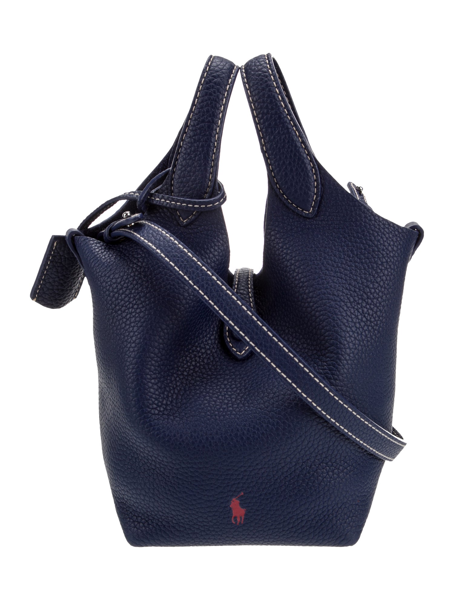 Polo Ralph Lauren Leather Top Handle Bag Small w/ Tags