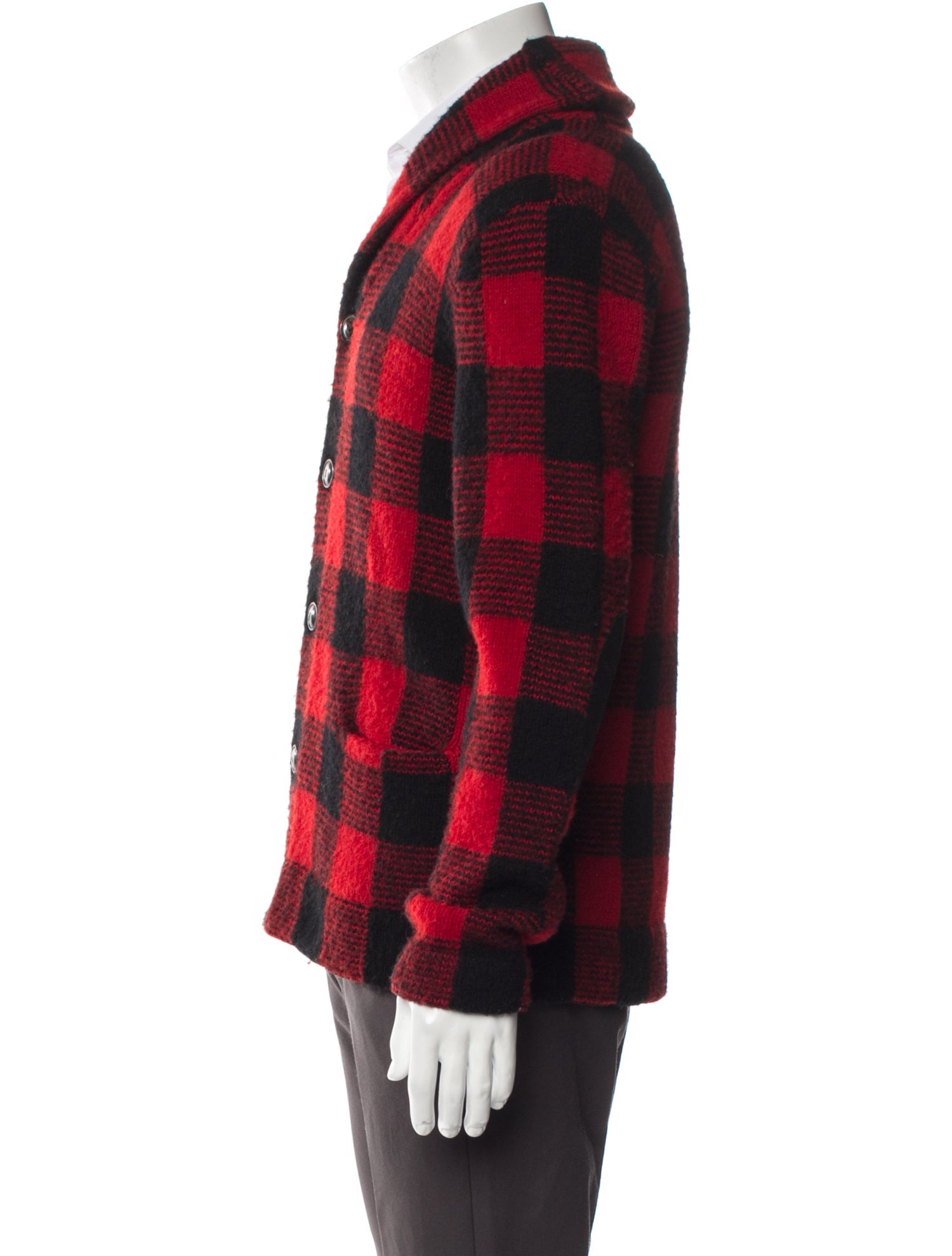 Polo Ralph Lauren Lambswool Plaid Print Coat