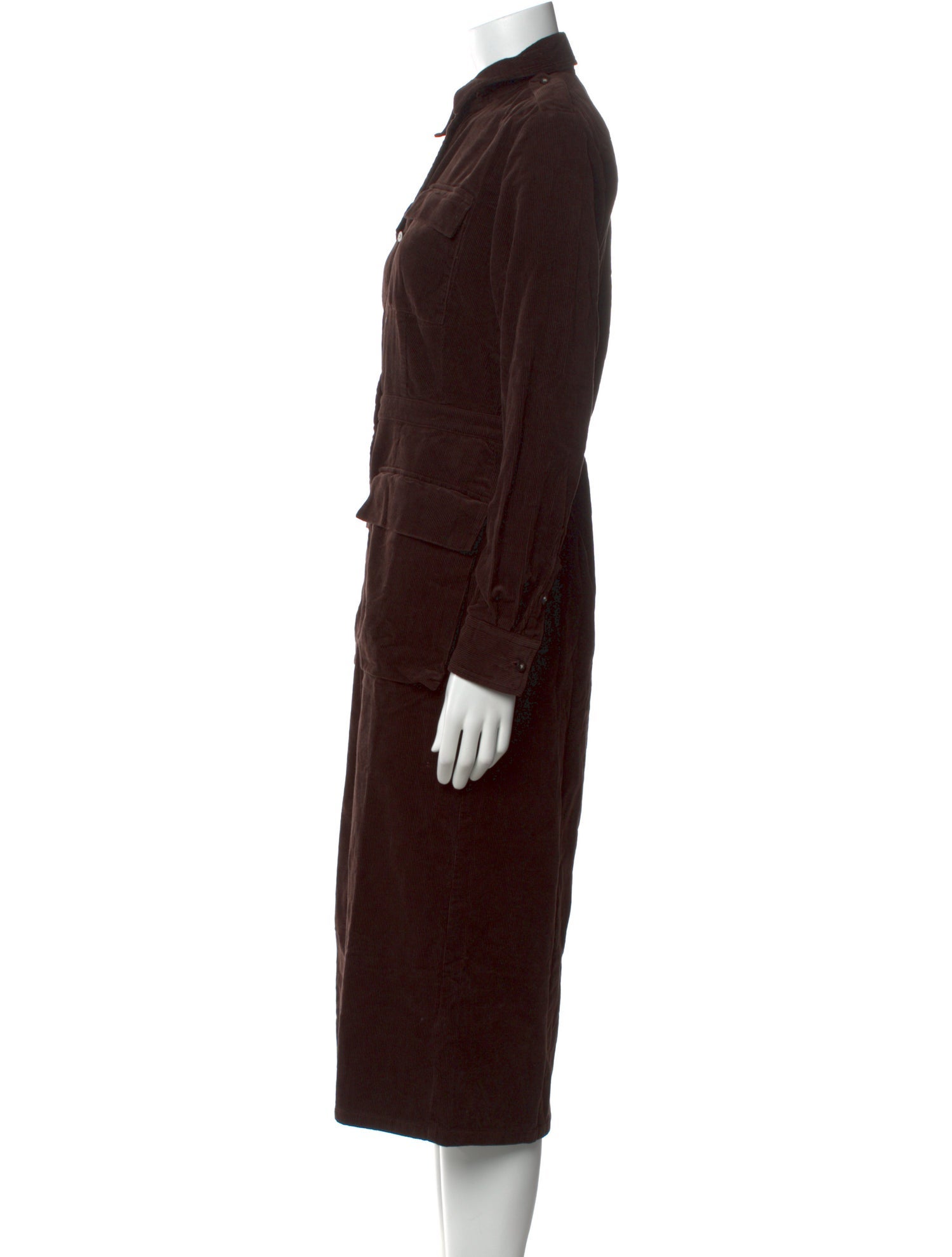 Polo Ralph Lauren Corduroy Midi Length Dress