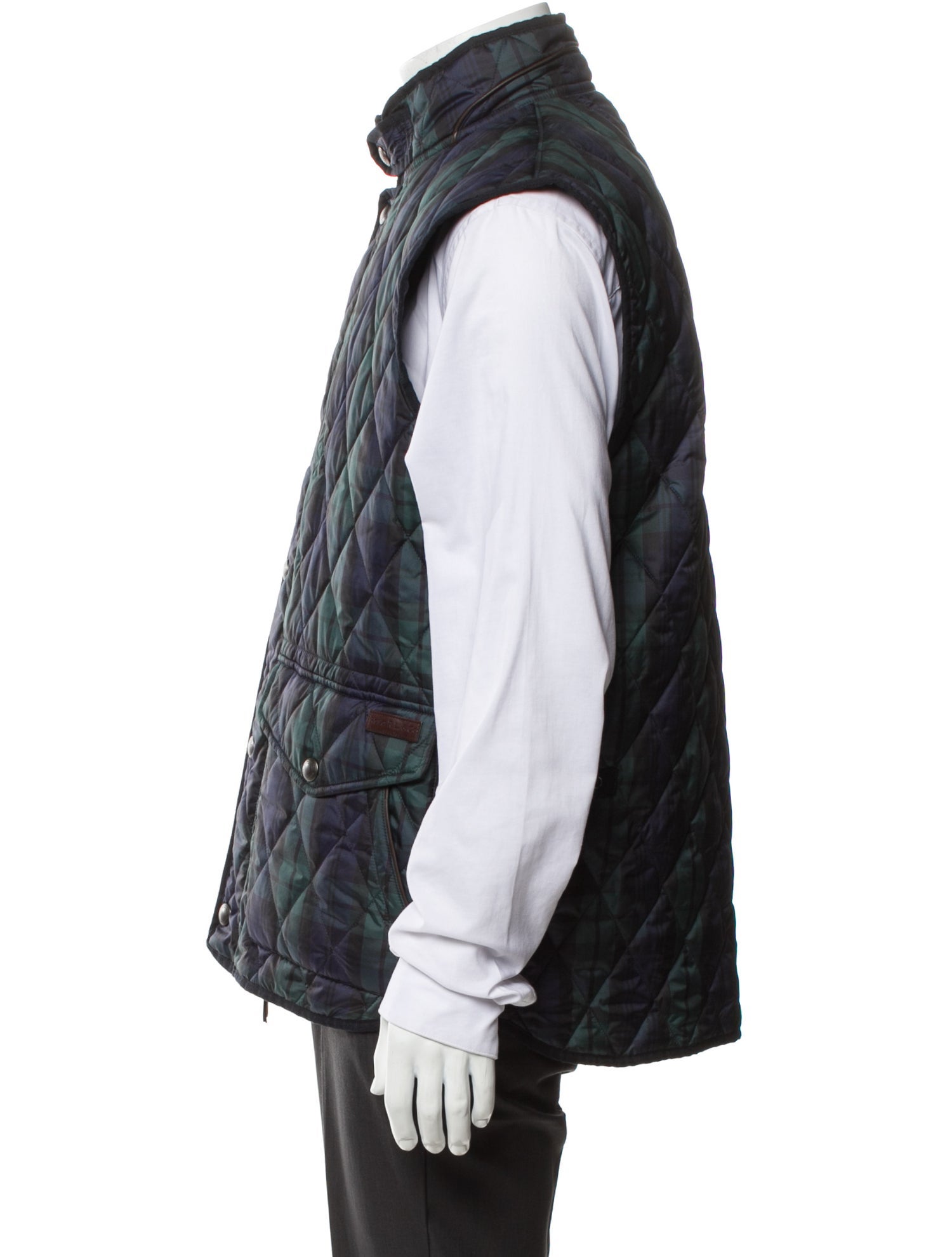 Polo Ralph Lauren Plaid Print Vest w/ Tags