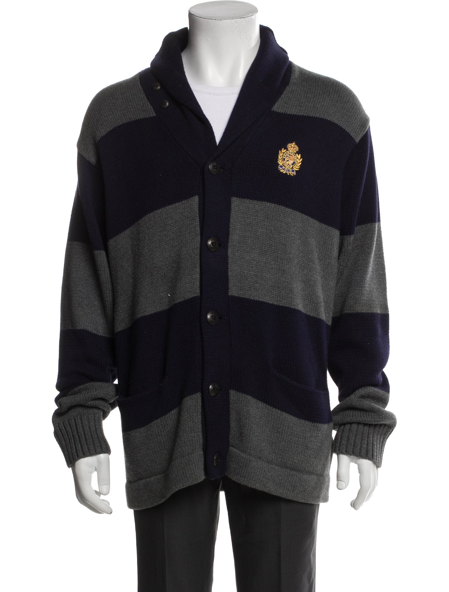 Polo Ralph Lauren Striped V-Neck Cardigan