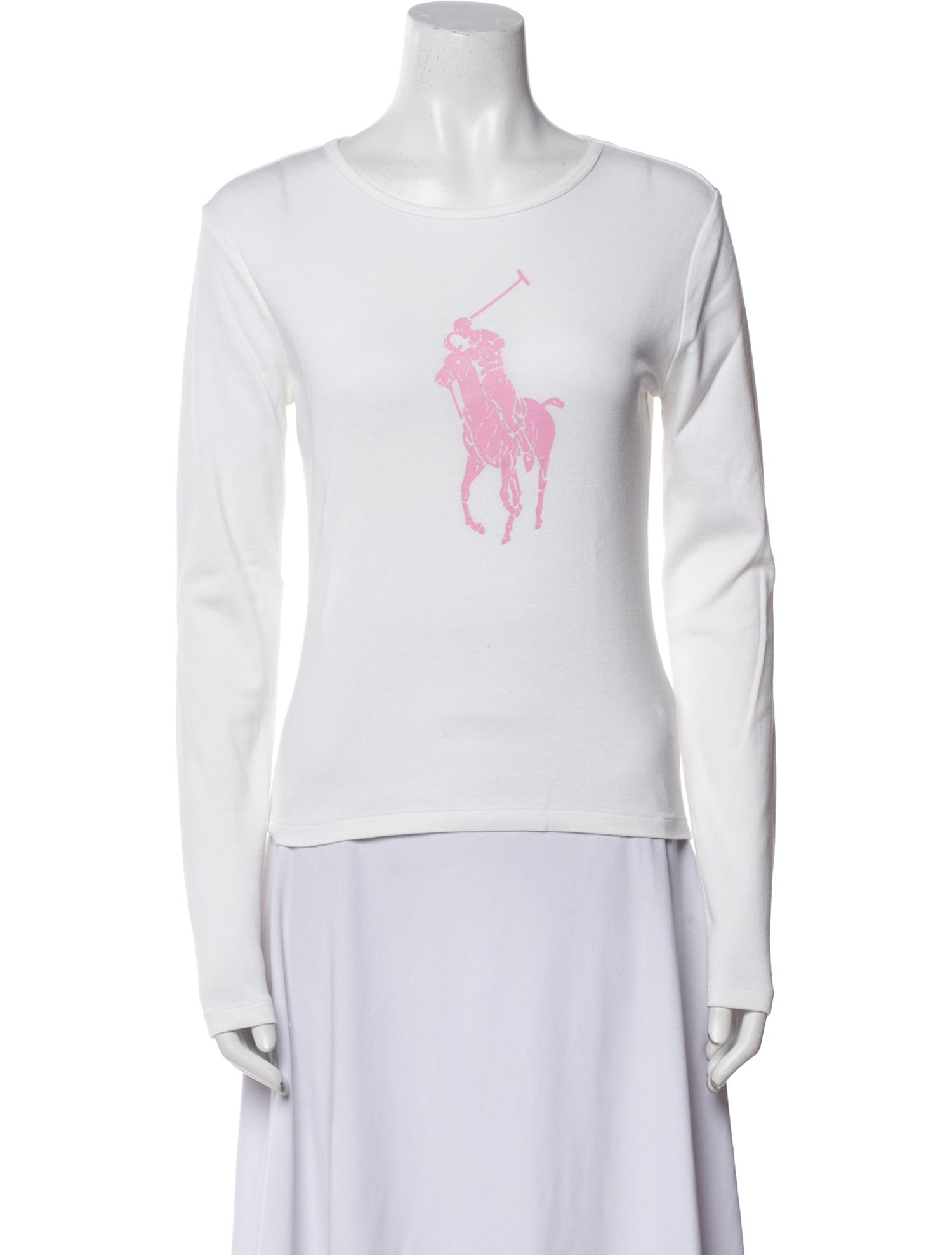 Polo Ralph Lauren Graphic Print Scoop Neck T-Shirt