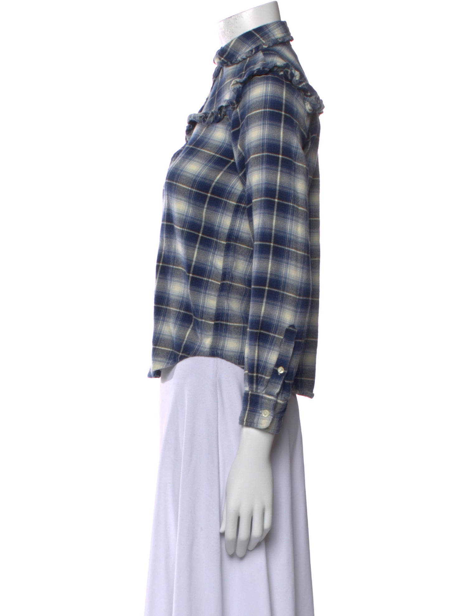 Polo Ralph Lauren Plaid Print Mock Neck Sweater