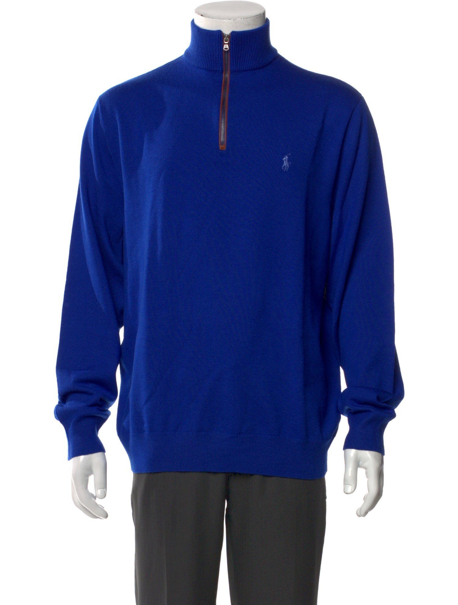 Polo Ralph Lauren Merino Wool Mock Neck Pullover