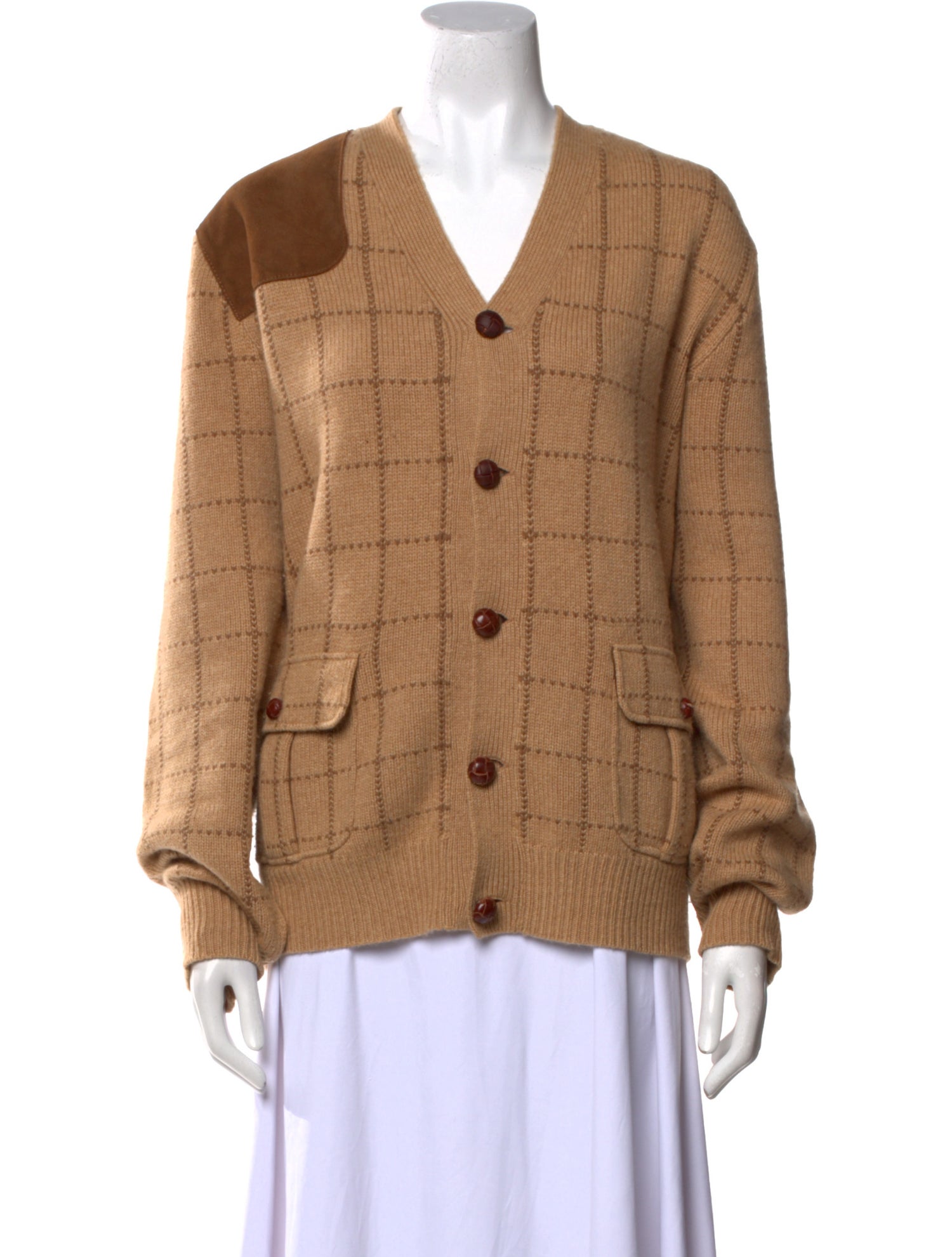 Polo Ralph Lauren Cashmere Plaid Print Sweater