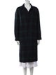Polo Ralph Lauren Wool Plaid Print Peacoat