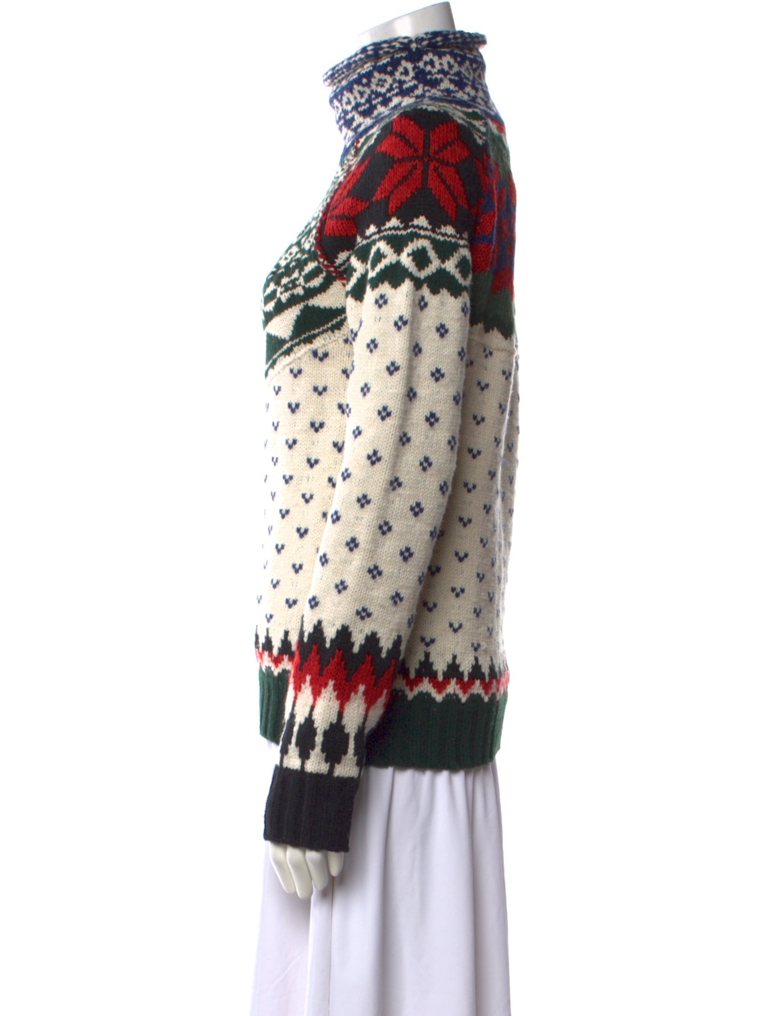 Polo Ralph Lauren Wool Printed Sweater