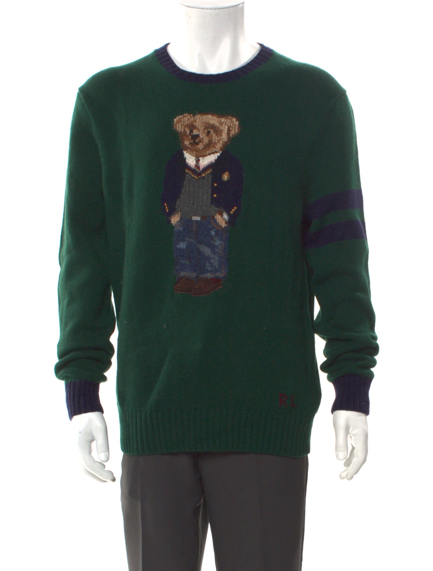 Polo Ralph Lauren Wool Graphic Print Pullover