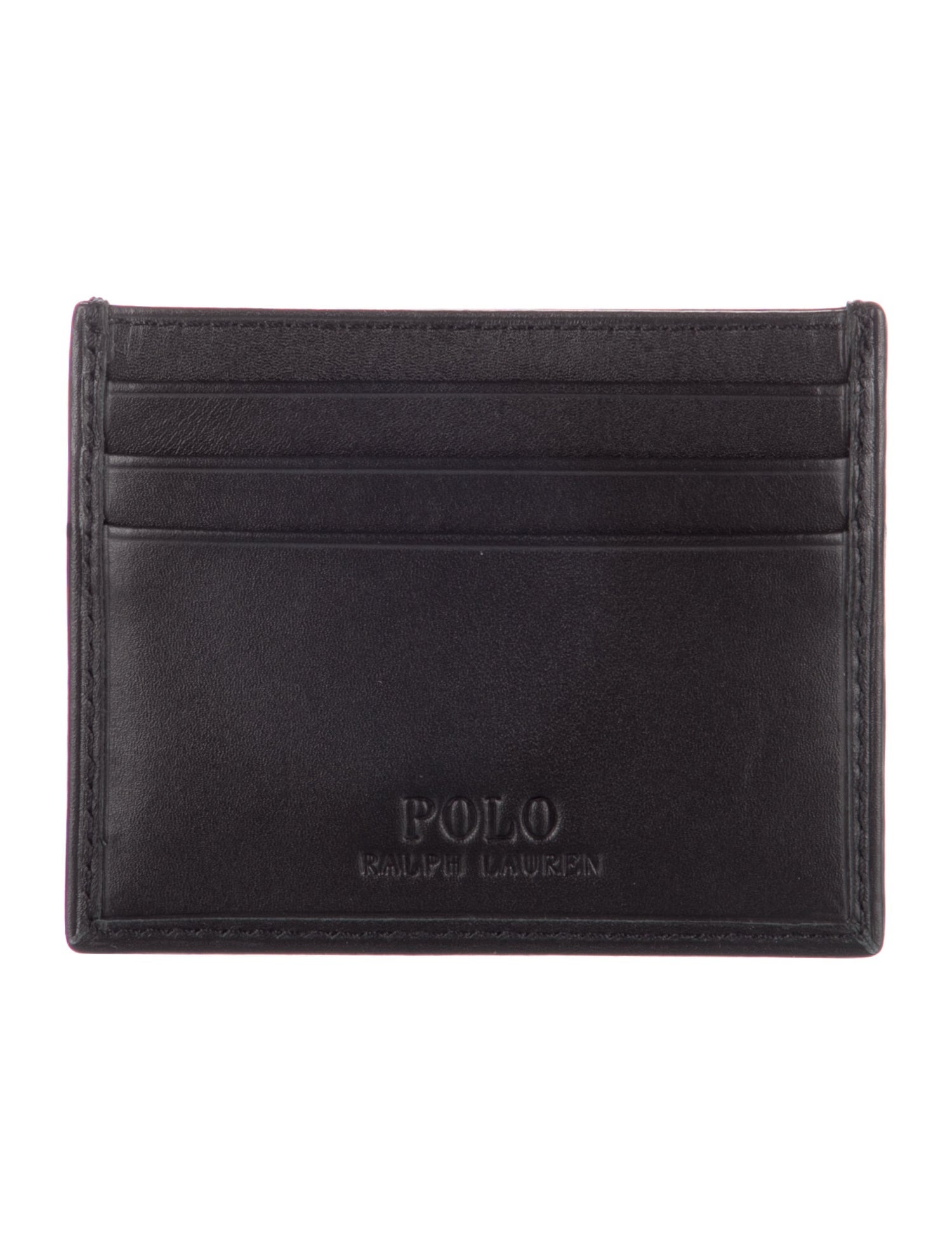 Polo Ralph Lauren Leather Graphic Print Card Holder