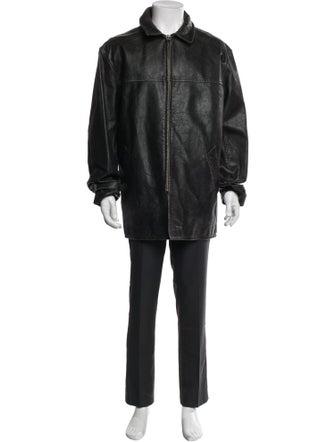 Polo Ralph Lauren Leather Overcoat