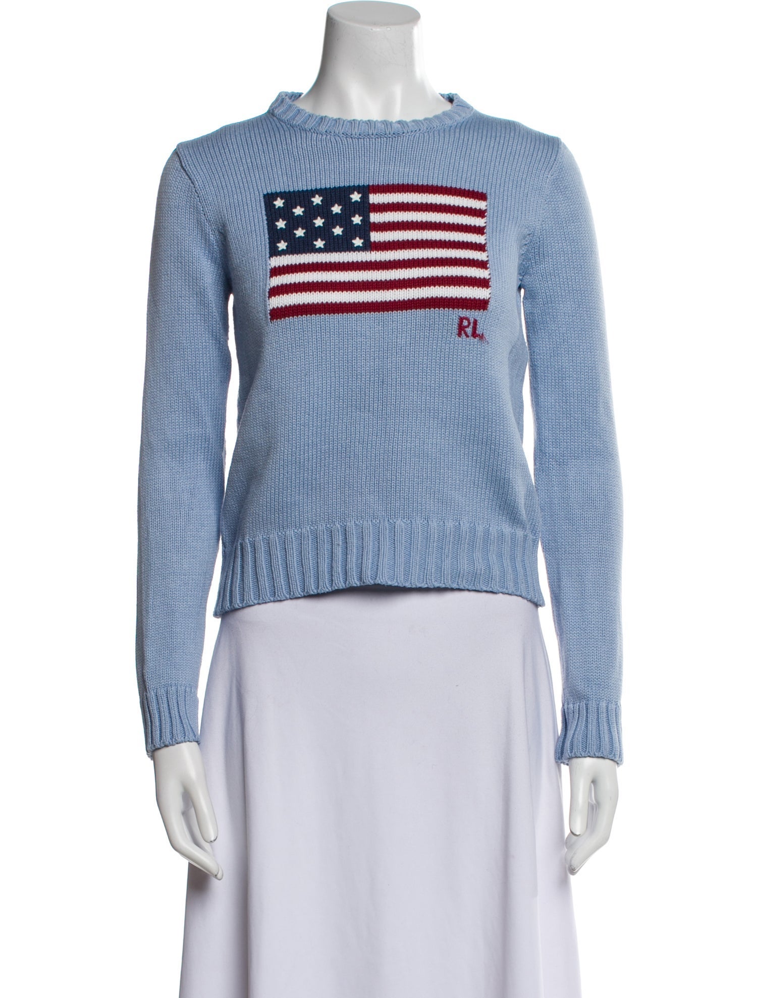 Polo Ralph Lauren Graphic Print Crew Neck Sweater