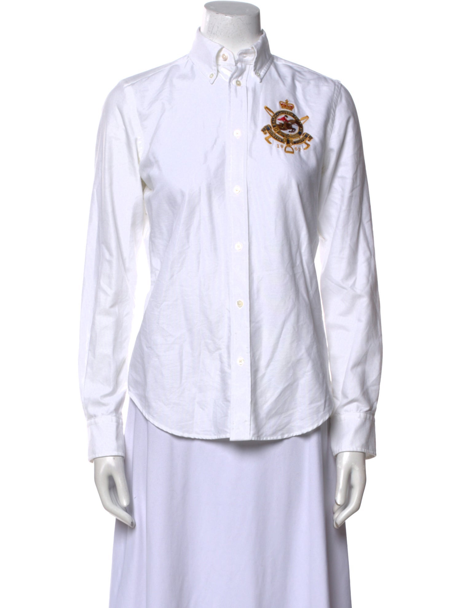 Ralph Lauren Long Sleeve Button-Up Top