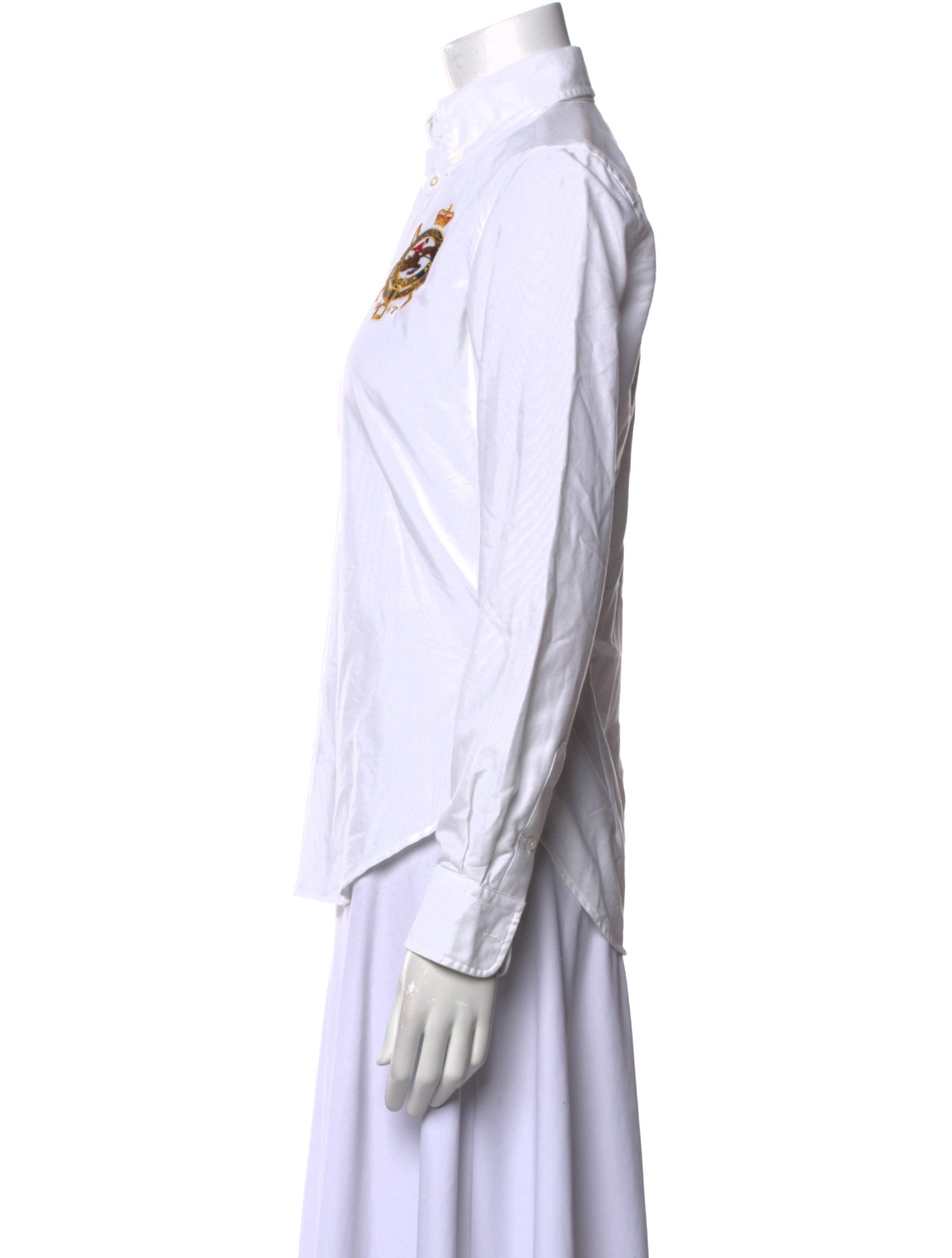 Ralph Lauren Long Sleeve Button-Up Top