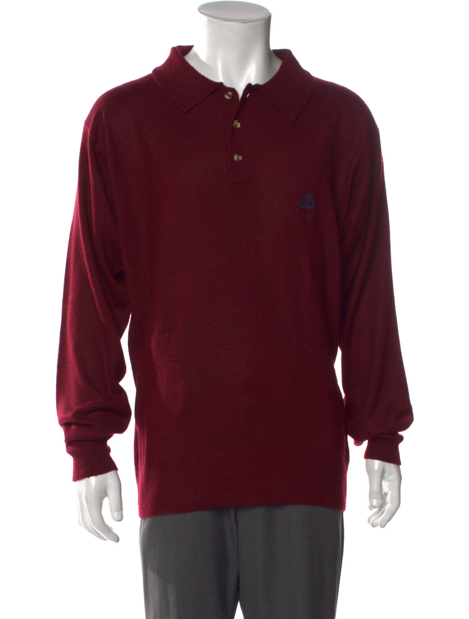 Polo Ralph Lauren Crew Neck Long Sleeve Polo Sweater