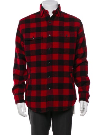 Polo Ralph Lauren Wool Plaid Print Jacket