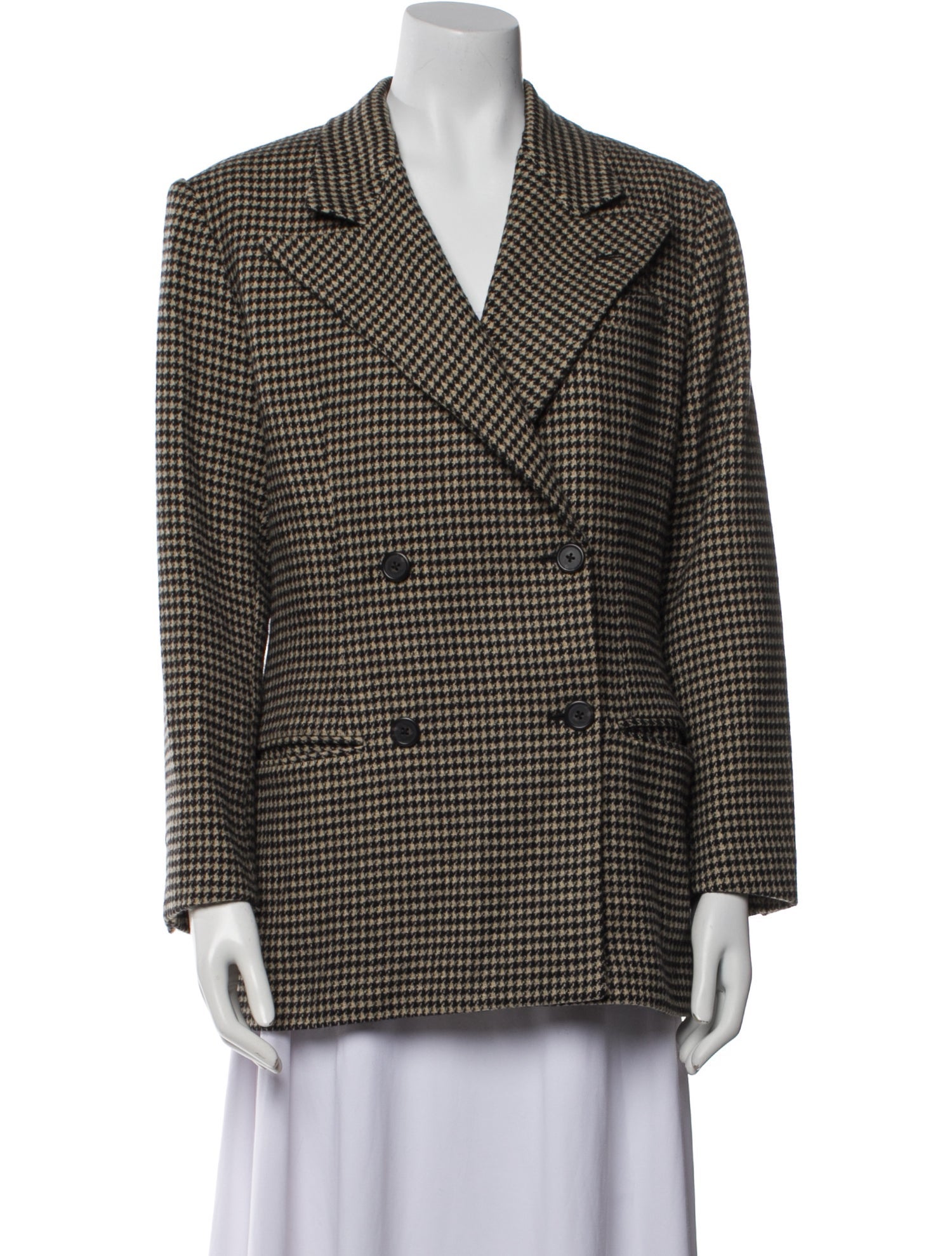 Polo Ralph Lauren Wool Plaid Print Blazer