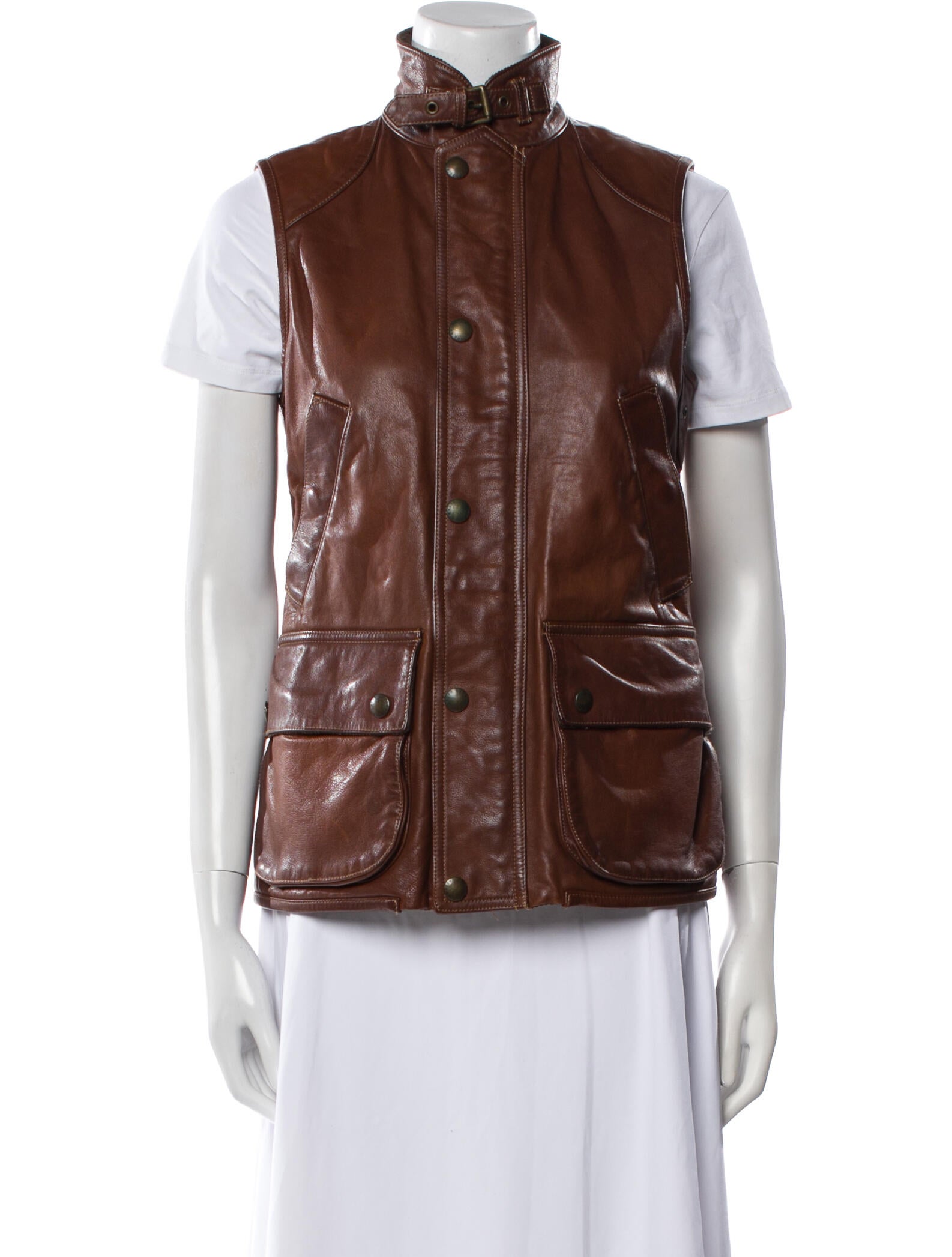 Polo Ralph Lauren Leather Vest
