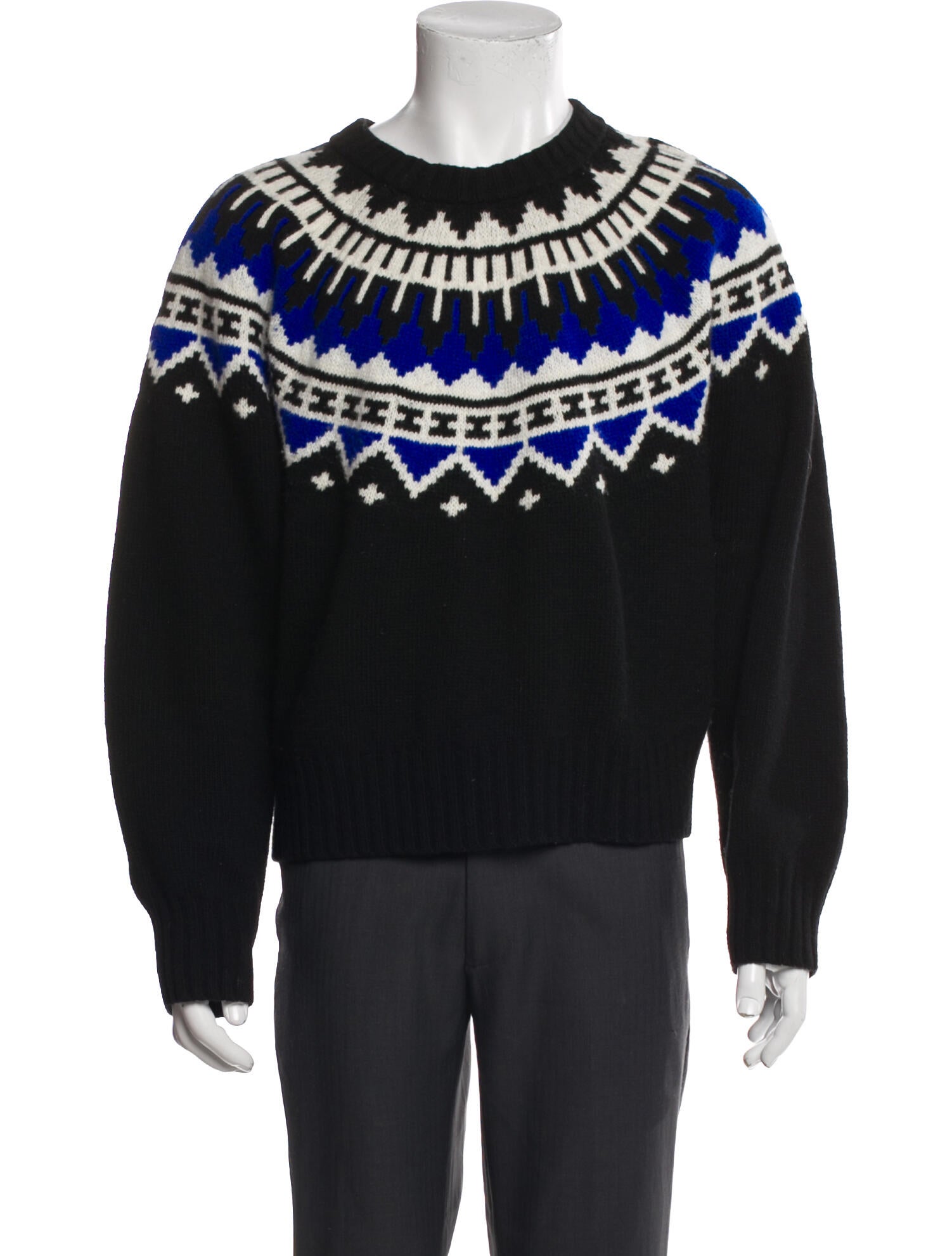 Polo Ralph Lauren Lambswool Graphic Print Pullover