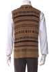 Polo Ralph Lauren Camel Hair Printed Sweater Vest