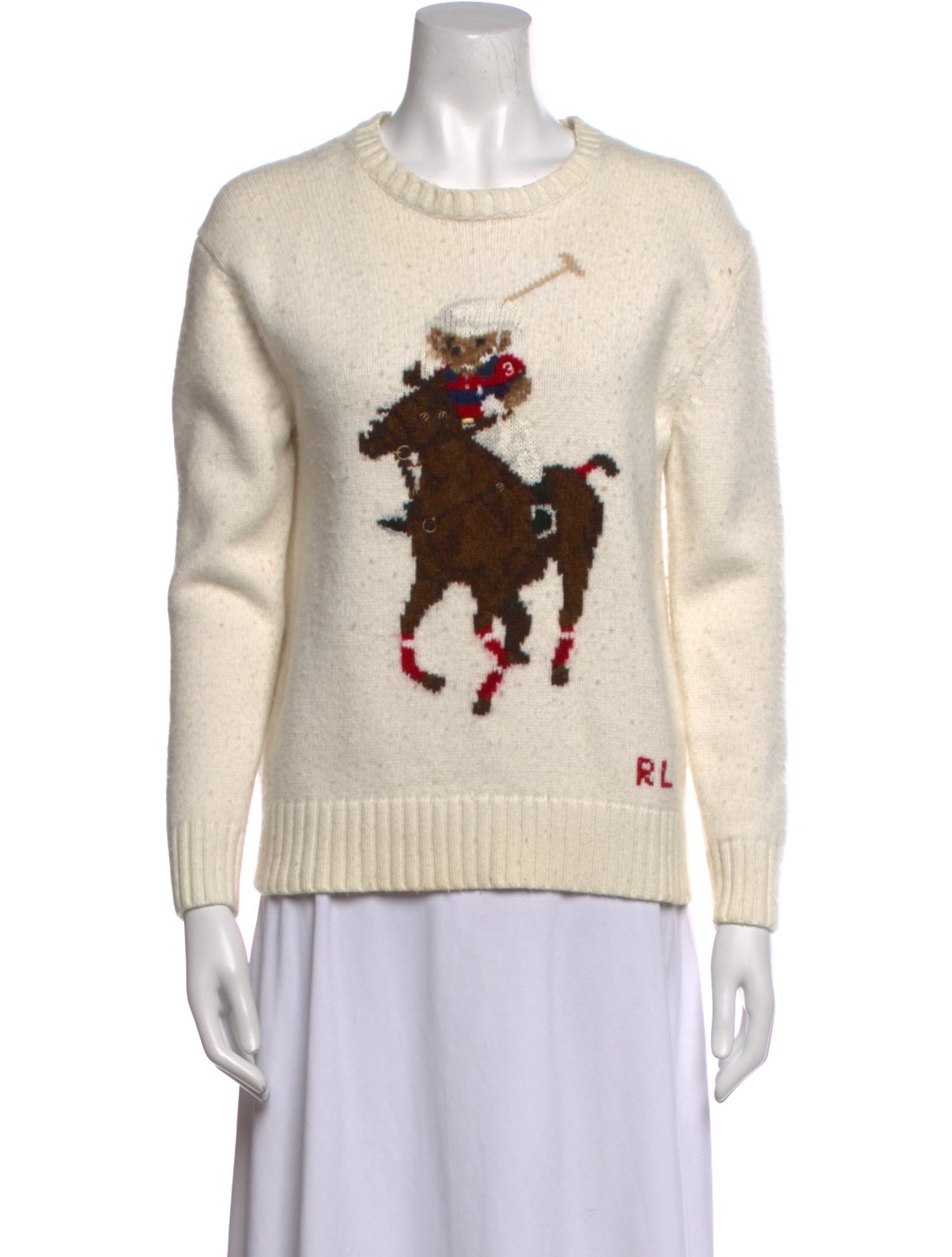 Polo Ralph Lauren Graphic Print Crew Neck Sweater